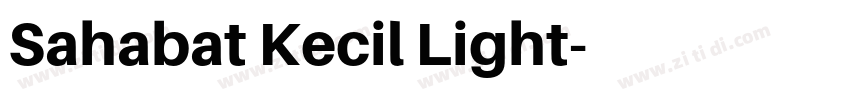 Sahabat Kecil Light字体转换